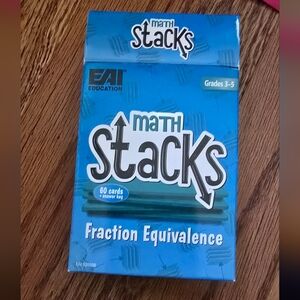 Math Stacks Fraction Equivalence Card Game